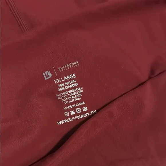 Buff bunny Wine Red Legacy Nubre Leggings - Picture 4 of 4